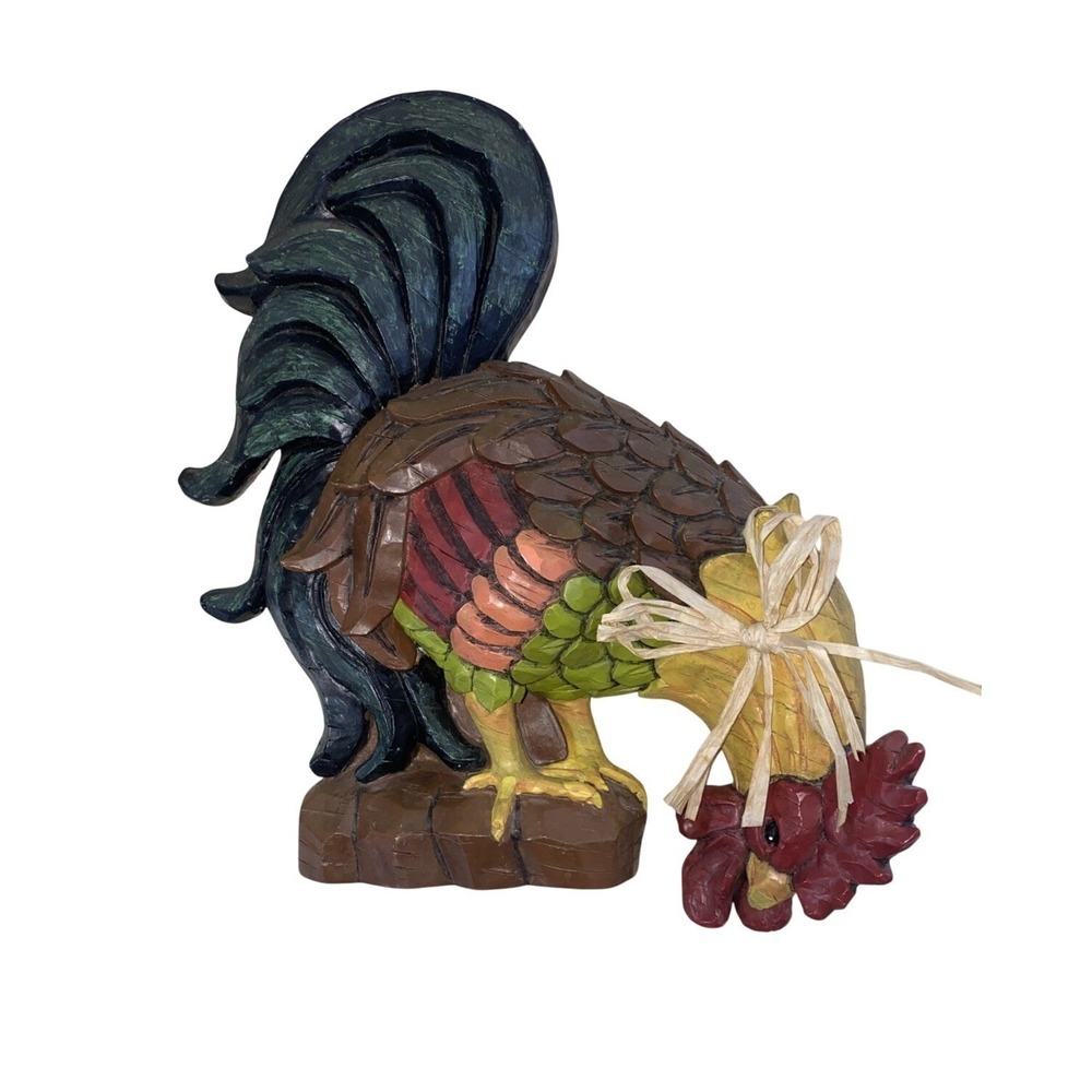 Chicken Rooster Home Wall Decor Resin Plaque Country Farmhouse
